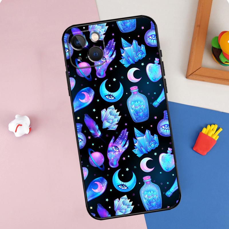 Blue Evil Eye Phone Case For iPhone 16 Pro Max 11 12 13 14 15 Pro Max Mini XR 16e 15 16 Plus Cover Shell