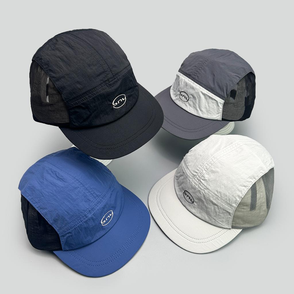 New Unisex Korean Simple Letter Embroidery Quick Drying Baseball Hats Versatile Fashion ins Sunshade Breathable Mesh Peaked Caps