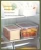 Transparent Food-grade Plastic Storage Box with Lid for Bread & Cereal
