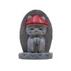 Lunari Animal Jizo Miniature Figurine, Palm-Sized Buddha Statue, Guardian Deity, Interior Decoration Object, Ornament, Dog (Dog)