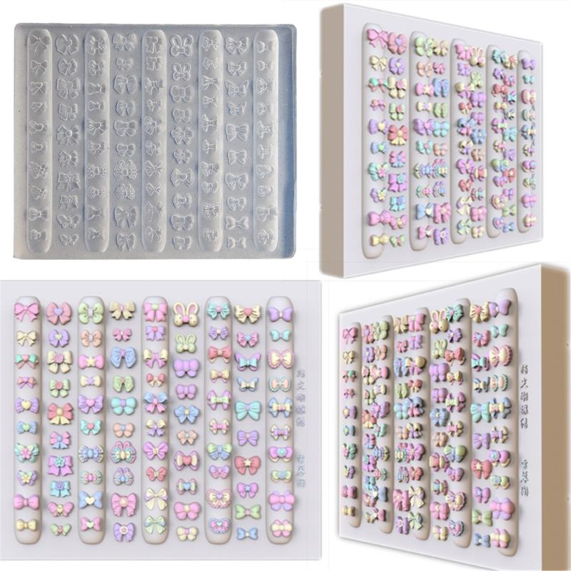 Creative Nail Art Silicone Mould for Easy Pattern and Creation Soft Materials Fit Various Nail Shapes and Length