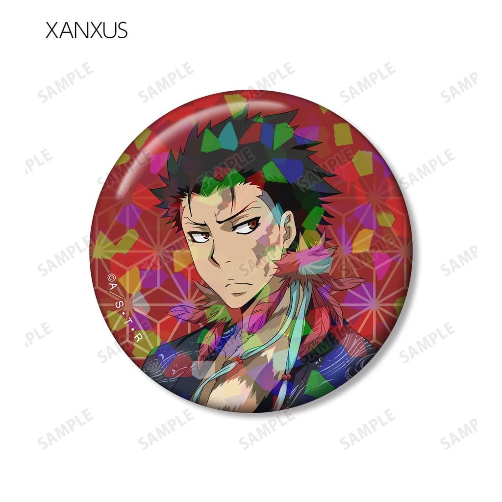Katekyo Hitman Reborn Original Illustration Kimono Ver. Trading Hologram Badges Box of 8