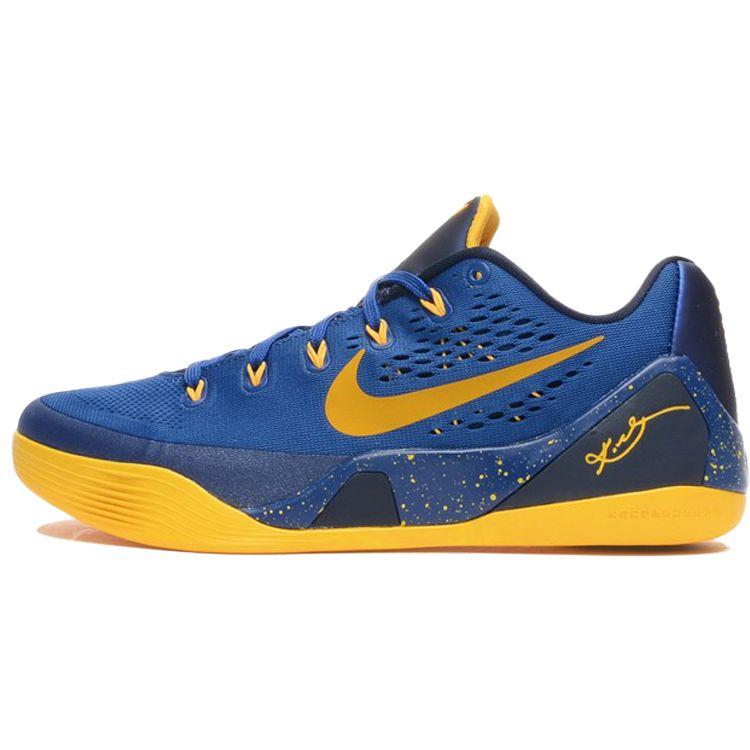 Nike Kobe 9 XDR Gym Blue Basketball Shoes Men sneaker Gold 653972-474