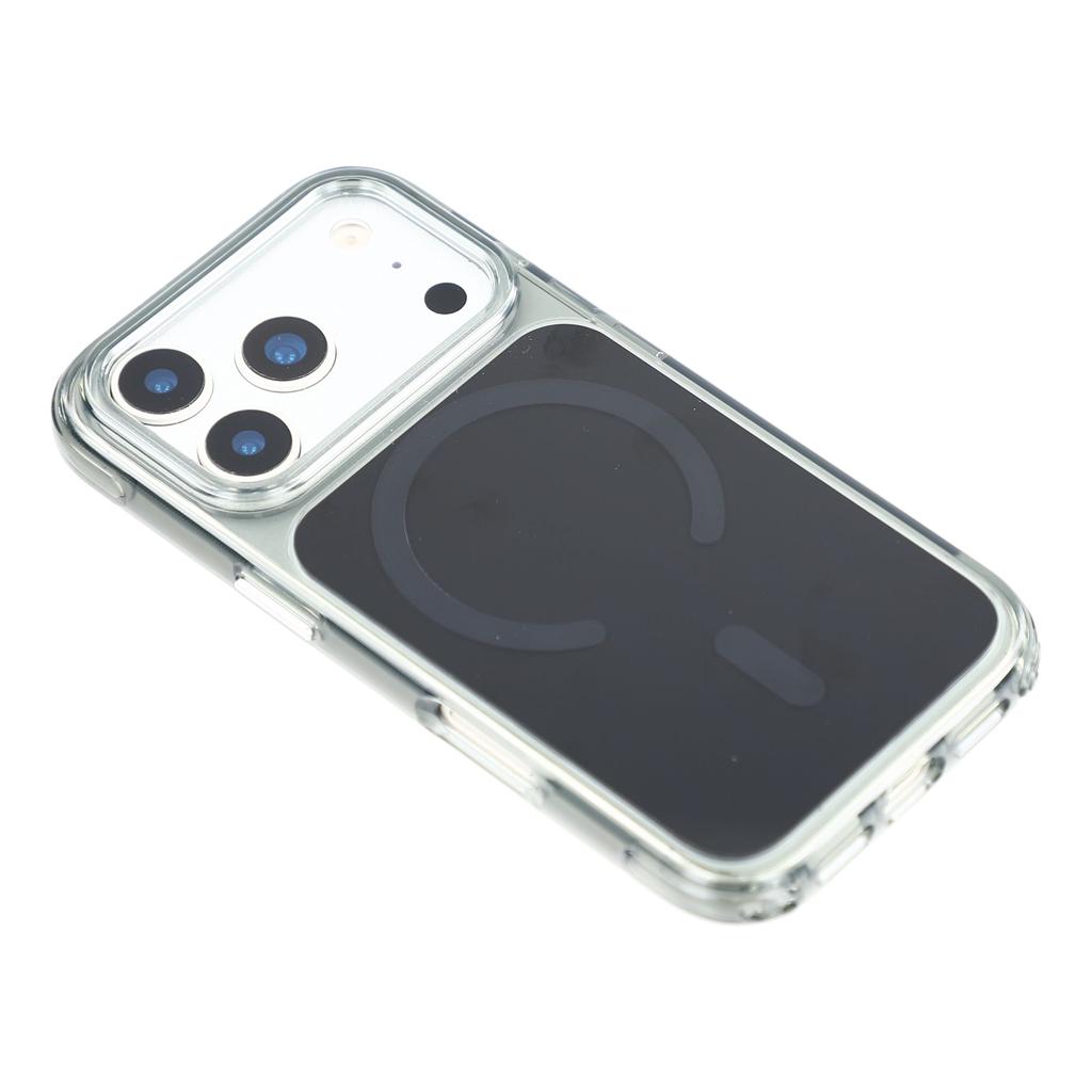 For iPhone 17 Pro Max Case Compatible with MagSafe 2 in 1 Clear TPU Acrylic Shockproof Phone Cover