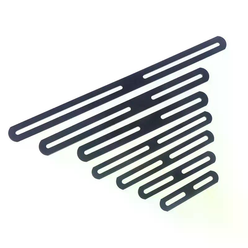 1ks Nerezový pravoúhlý držák Černý/Stříbrný Zesílený 180stupňový Plochý Pevný Držák Konektor Nábytkový Držák