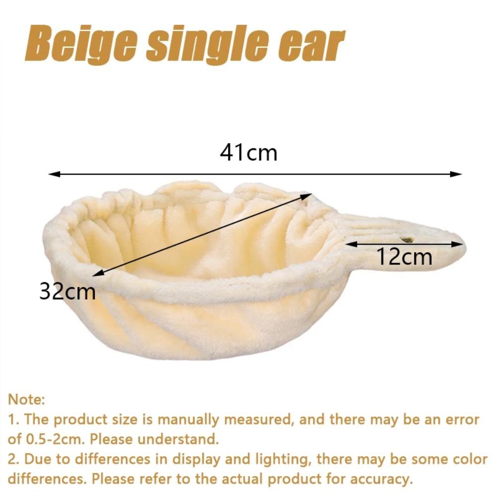 

1PC Round Spoon Shape Cat Nest Cat Climbing Frame DIY Accessory, Suitable For Cats Under 10 Pounds Sleeping Resting,Pet Supplies бежевий