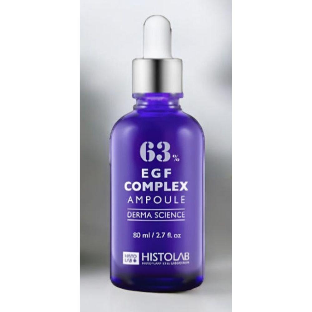 HISTOLAB EGF-Komplex Ampulle 63 80ml - Faltenmilderndes & Verjüngendes Gesichtskonzentrat mit 63% EGF-Komplex