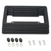 1/2PCS Car 30*15CM License Plate Frame Carbon Pattern Plastic License Plate Frame Bracket with Standard Screw Kit Accessories