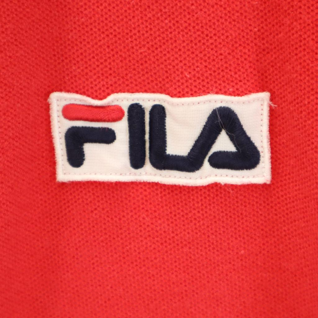Fila 90s Made In USA Old Short Sleeve Polo Shirt M Red Men's Used
