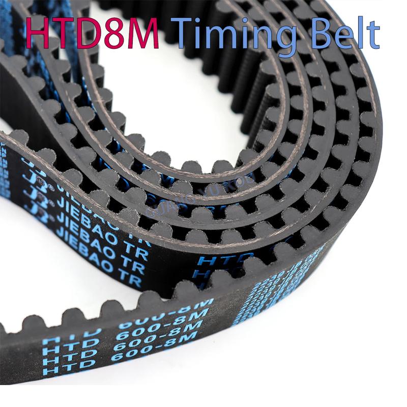 HTD8M Rubber Timing Belt Width15-50mm Length 8M2936 2960 2984 2992 3000 3008 3016 3024 3040 3048 3064 3072 3080 3088 3096~3504mm