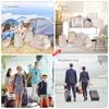 7Pcs Travel Organizer Set Folding Storage Bags Wardrobe Cube Suitcase Packing Luggage for Clothes & Shoes