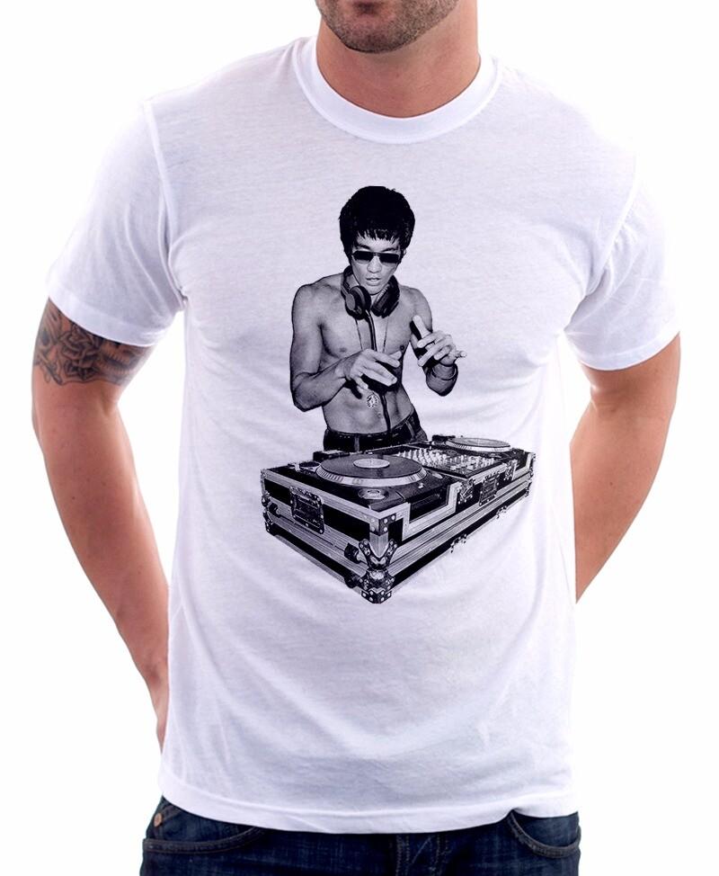 Kung-Fu DJ rave printed cotton T-shirt 9273 S