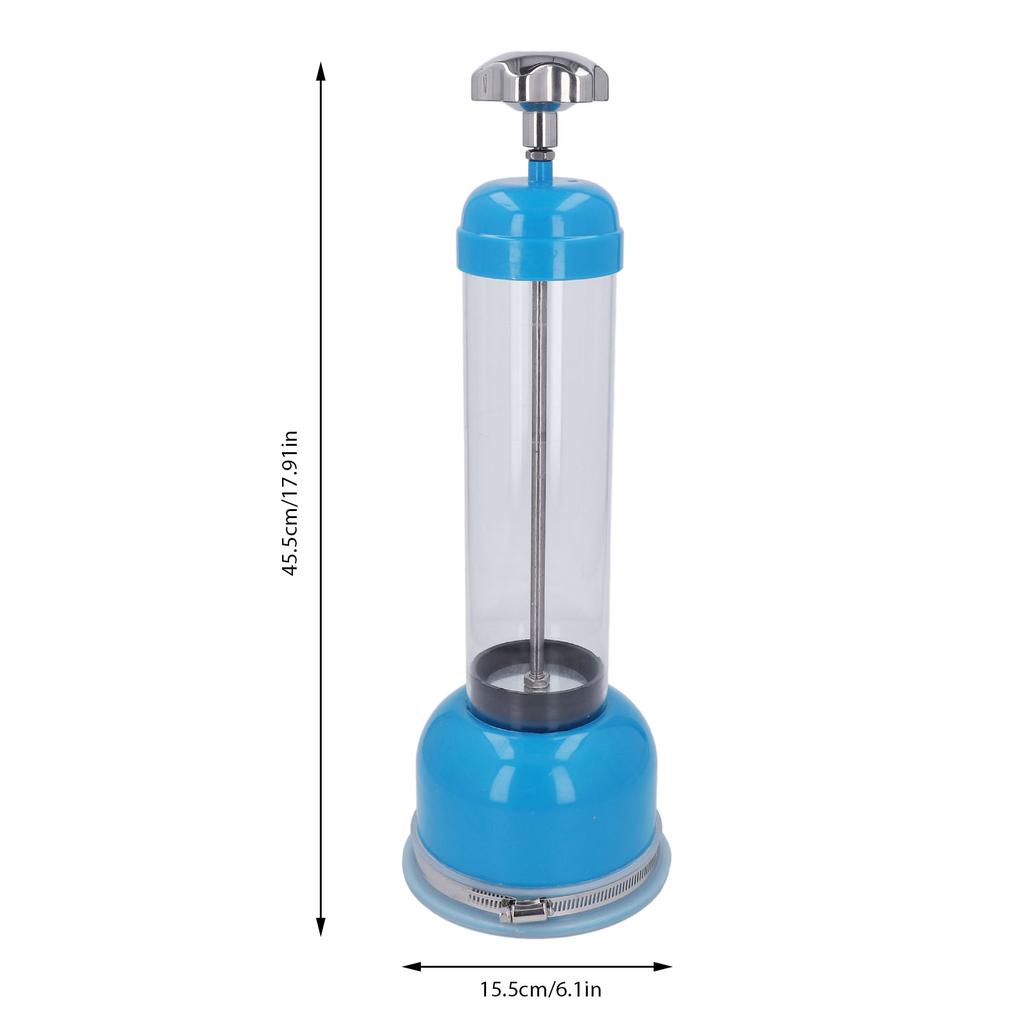 Calf Breathing Pump Portable Stainless Steel Adjustable Suction Newborn Calf Respirator for Farm Livestock