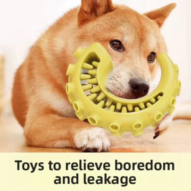 Wear Resistant Leaking Food Ball Soft Bite Resistant Puppy Chewing Toy Washable Convenient Dog Teeth Grinding Stick Molars