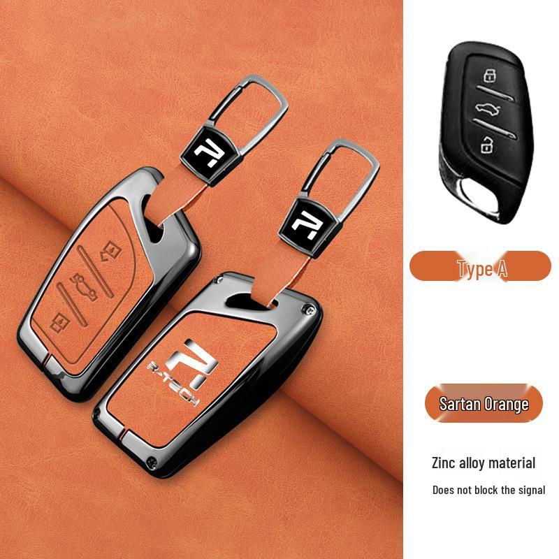 Roewe R7/F7 2023 Premium Schlüsselhülle - Fernbedienungsschale & Schnalle für 22 Modell