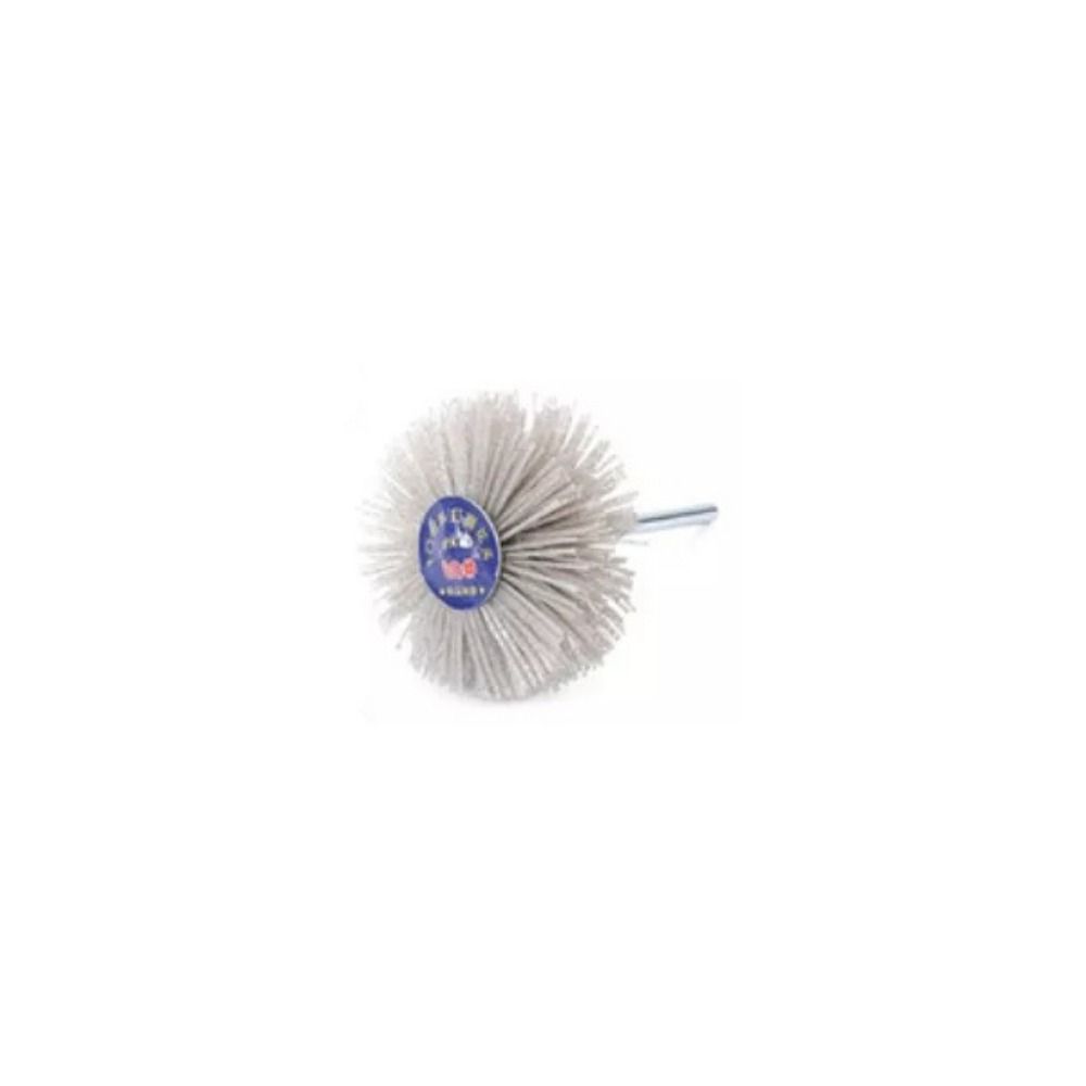6mm Shank Abrasive Nylon Wheel Brush Professional Polishing Flower Heads Polishing