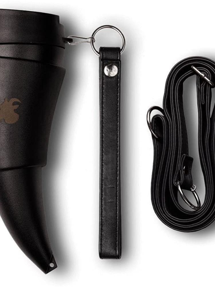 

8 унцій Кухоль з козячих рогів для пиття, Чашка, Штучна шкіра, Чорний / Білий, Кухлі вікінгів для меду, кавові чашки, чашка 230ml