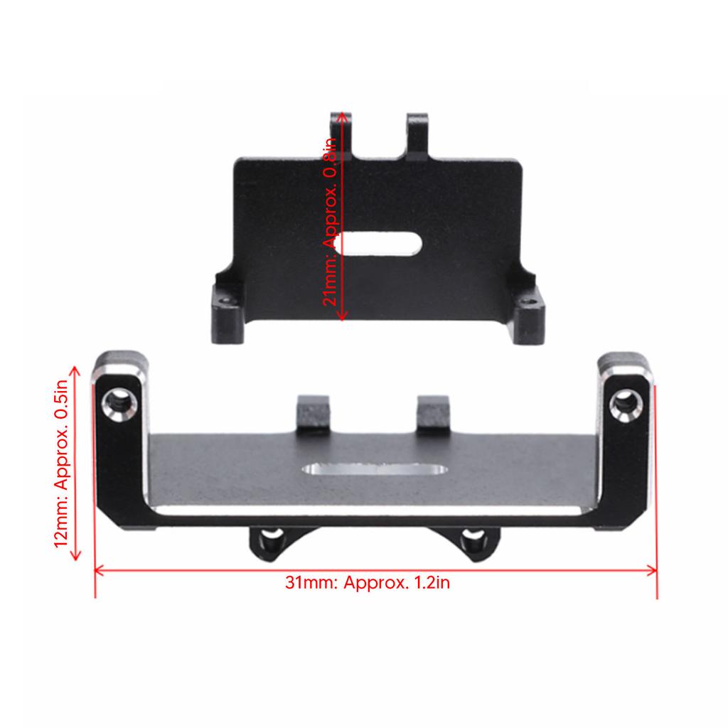 Servo Motor Kit Stable Low Noise Quick Response Waterproof Metal Gear Servo Kit for SCX24 1Celsius24 RC Car