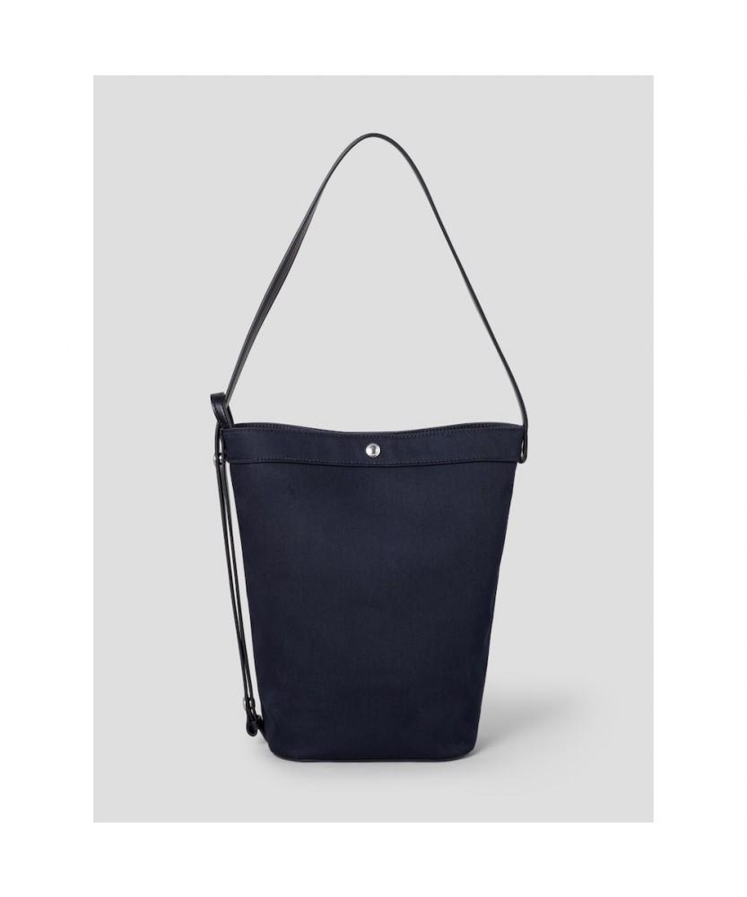 Beanpole Accessory René Canvas Shoulder Bag Navy
