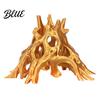 Shrimp Hiding Cave 3D Printed Aquarium Hideout, Hollow Tree Root Shaped Fish Tank Decoration, Accessories Breeding Shelter for Shrimp, Cichlids, Small