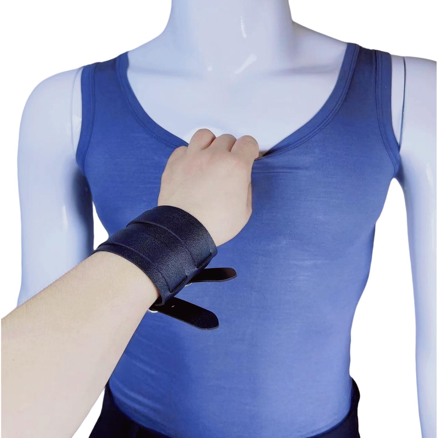 Exaggerated Punk Leather Wristband Armband for Men