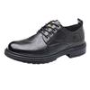 New British Style Leather Shoes for Men Martin Boots for Men Soft Sole Low Top Versatile Retro