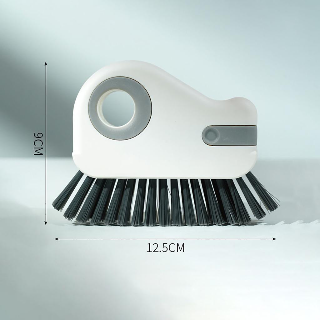 3-in-1 Detachable Household Window Groove Brush Bathroom Floor Tile Seam Cleaning Brush Kitchen Stove Dead Corner Cleaning Brush
