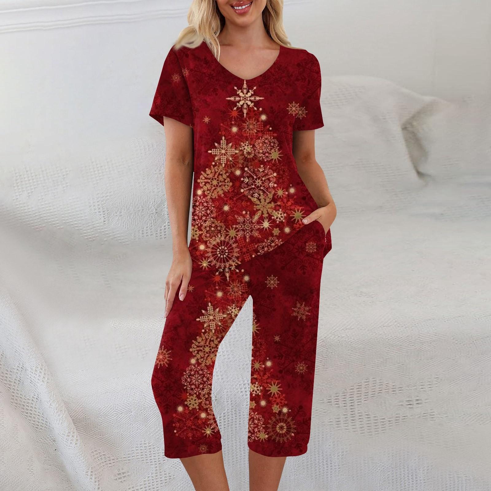 

Комплекты из 2 предметов для женщин, летний топ с короткими рукавами и брюки с карманами, мягкие комплекты для тренировок M