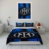 Inter Milan logo patroon. Beddengoedsets Dekbedovertreksets Dekbedovertrekken Kussenslopen(1*Dekbedovertrek 2*Kussenslopen zonder dekbedvulling)