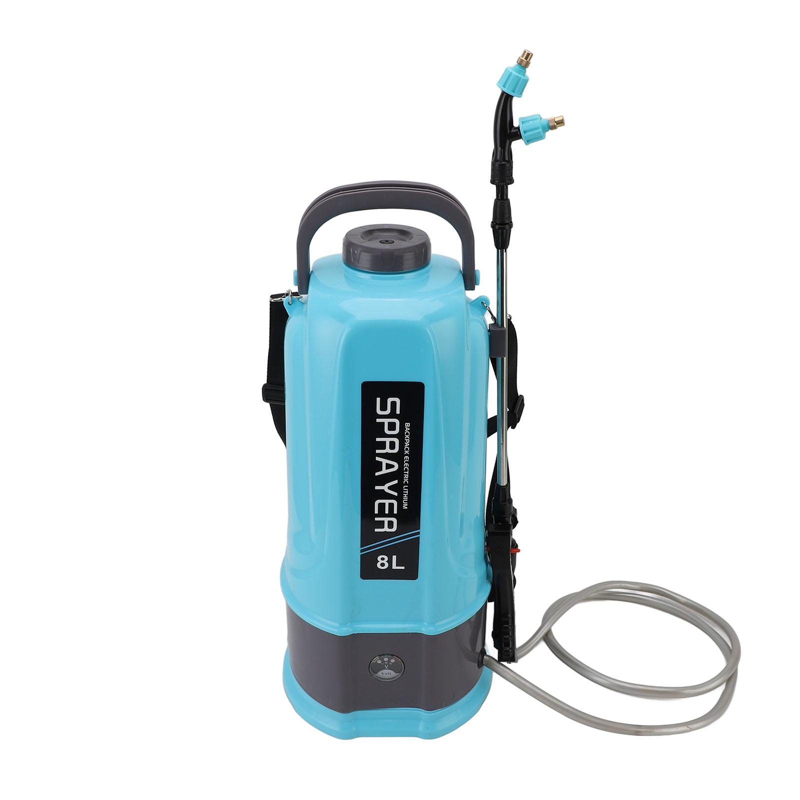 Battery Powered Backpack Sprayer Pressure Agricultural Electric Sprayer with 5 Nozzles for ing Spraying Clning