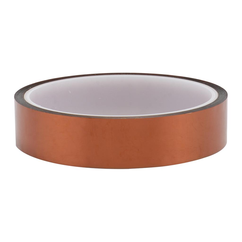20mm 33m Polyimide Tape Tawny Heat Resistant Electrical Insulation Tape High Temperature Acid Alkali Resistant Durable