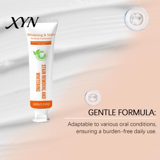 Mints Flavor Toothpaste 100G Stain Removal Teeth Whitening Toothpaste, Gentle Cleansing for Enamel Safe Daily Cleaning Paste Men Women, Fresh