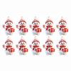 Christmas Tree Hanging Ornaments Acrylic Snowman Santa Elk Pendant Xmas Home Party Decor Holiday Gift Decoration Supplies