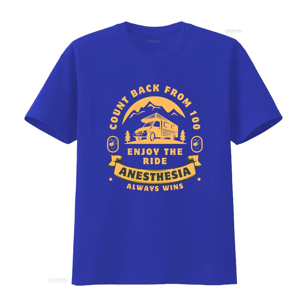 Count Back From 100 Anesthesia T Shirt Anesthesiologist week gift CRNA Nurse Doctor s Always Wins vintage Washed