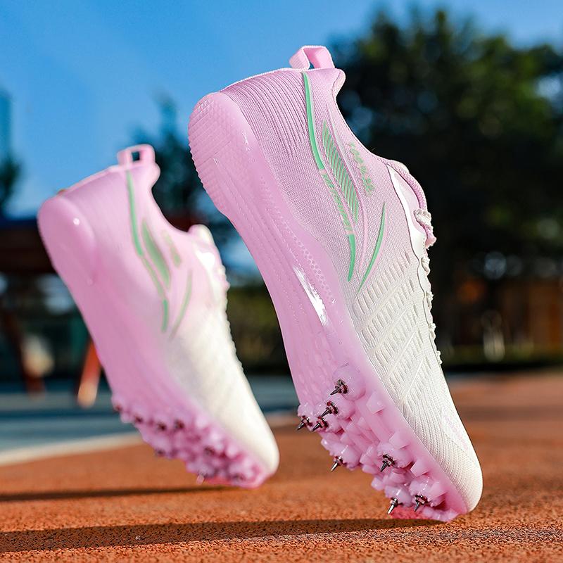 Men'S Sports Shoes Professional Field Nails Sneakers Running Adults Athletics Spike Shoes Child Racing Match Sport Lightweight