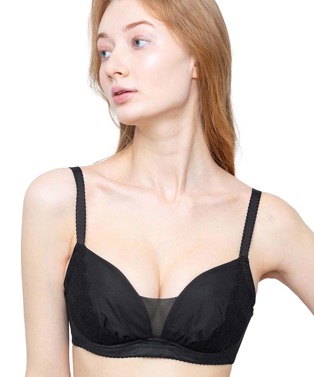 

Бюстгальтер делает вашу грудь удобной и подходит для больших размеров от A до G. Бюстгальтер BOG305 BL E75 [Amphi] компактный, ноский, чашки, [Бюстгальтер меньшего размера] Женский