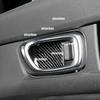 4x Carbon Fiber Interior Door Bowl Cover Trim For Honda Civic 11th Gen 2022-2024