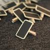 6Pcs Blackboard/Chalkboard for Wedding/Party Lolly Buffets Table Decoration Clips