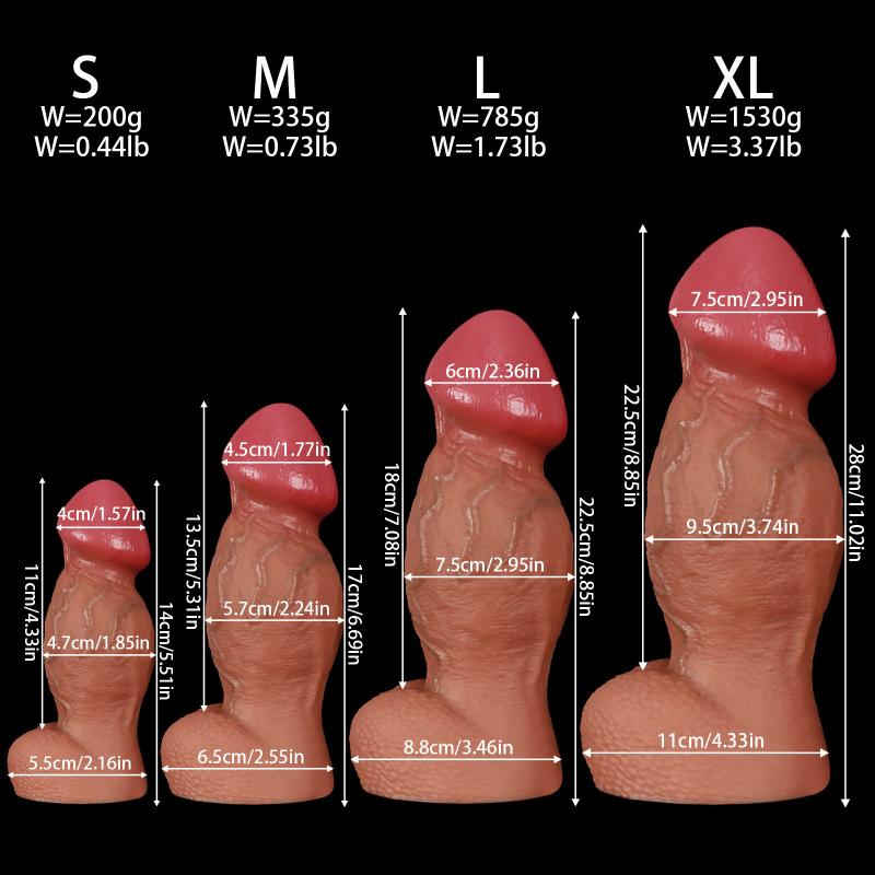 Unisex silikonový anální kolík - Fantasy design anální kolík - Začátečník až pokročilý sex hračka pro muže a ženy