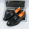 Mode Streetstyle Leder Herren Slipper Stilvolle Lässige Herren Loafer Mokassins Atmungsaktive Herren Fahrschuhe Handgefertigt Business Flats