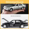 W140 132 Benz Classical Toy Car Model Diecast Alloy Cars With Sound Gift Light