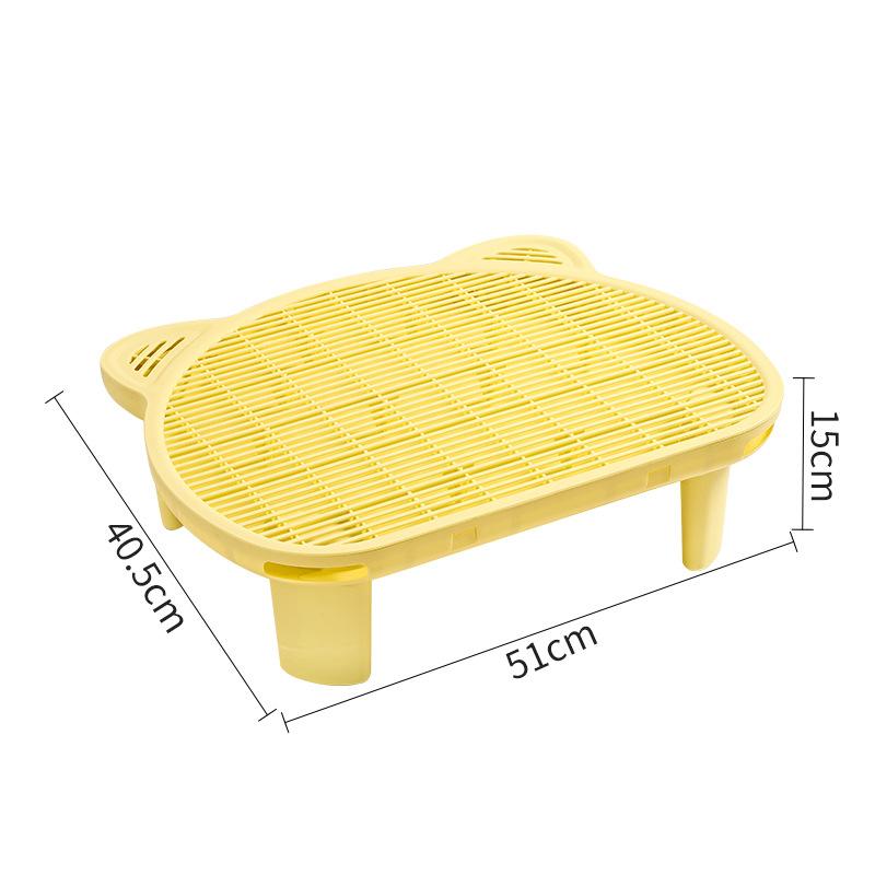 Indoor Cat Litter Mat Easy To Clean Double Layer Litter Box Control Sand Table Non-Slip Washable Cat Litter Mat Collection Pad