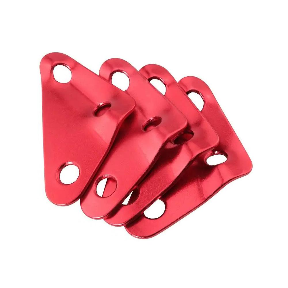 5/8Pcs Tent Guyline Rope Buckles Aluminum Alloy Outdoor Camping Wind Rope Stopper Portable Triangle Awning Buckle Tensioner