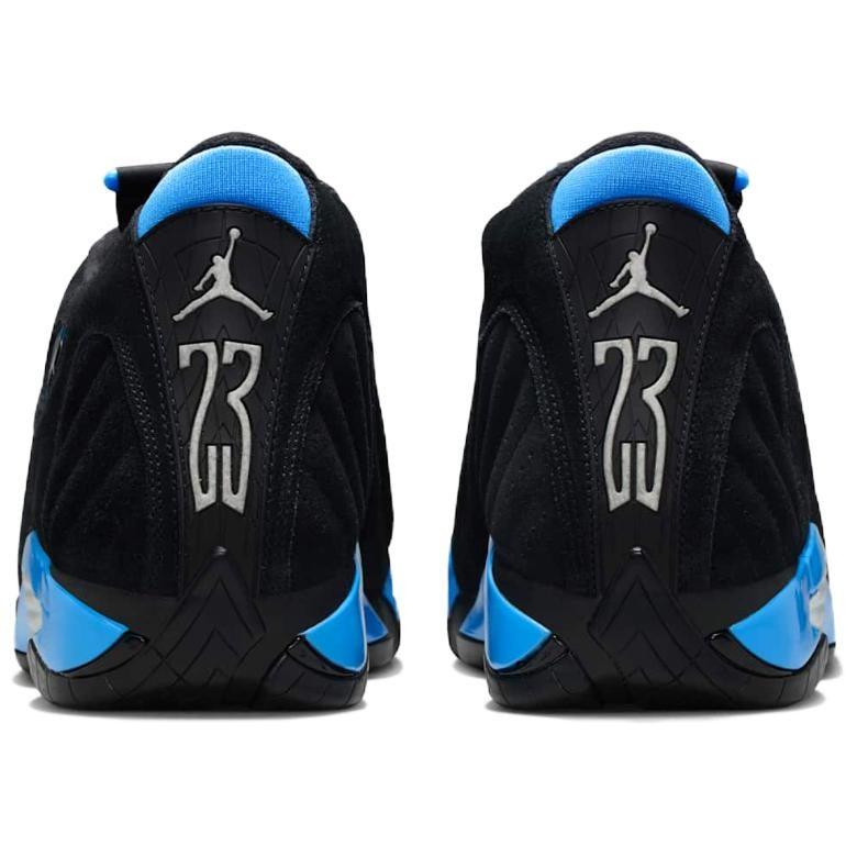 Jordan Air Jordan 14 Vintage Basketballschuhe Unisex Schwarz Blau 487471-007