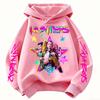 KPop Demon Hunters Huntrix Girls Sweatshirts Spring Fall Boys Children Hoodies Long Sleeves Jacket Toddler Kids Clothes
