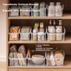 Refrigerator Storage Box, Drawer-Style Cold Storage Container for Fruits And Vegetables, Freezer Drawer Box for Food Ingredients, Large Size, 2 Pieces