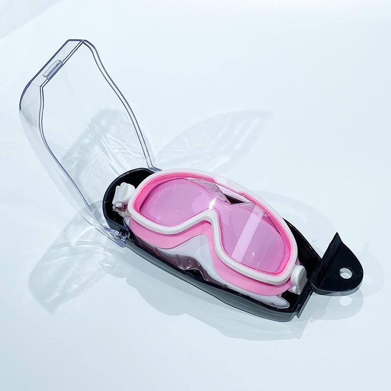 High Definition Anti-Fog Electroplated Silicone Adult Swim Goggles