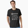 Aperture Science Labs Portal Game Codzienny T-shirt Męski i Damski Luksusowa Marka Top