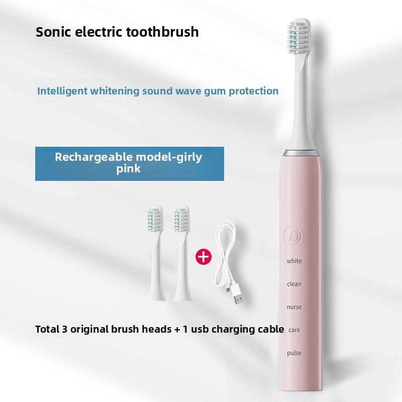 Electric Toothbrush Adult Sonic Scrubber Wireless Charging Scrubber Gifts Electric Toothbrush