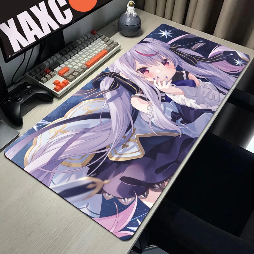 Anime Girl VTuber VSPO Mousepad Large Keyboard Desk Mat Gaming Mouse Pad LockEdge Nonslip Mat HYBXAXC Mousepad
